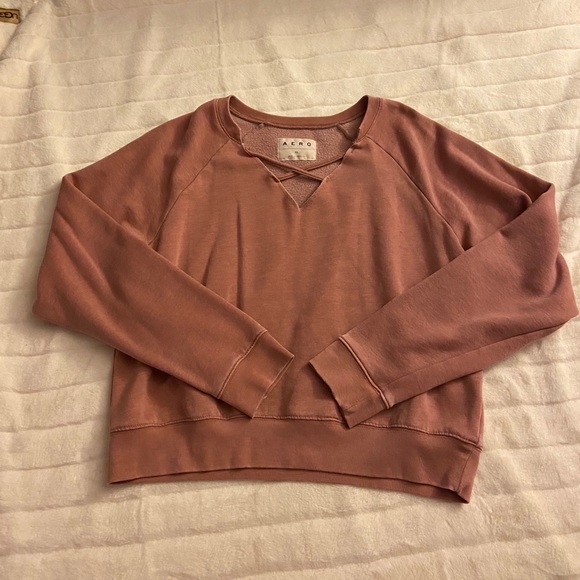 Aeropostale Criss Cross Crewneck Sweatshirt - Picture 6 of 6